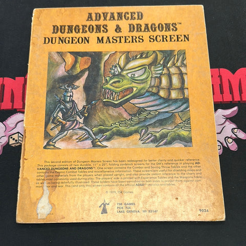 Advanced Dungeons & Dragons 1E: Dungeon Masters Screen