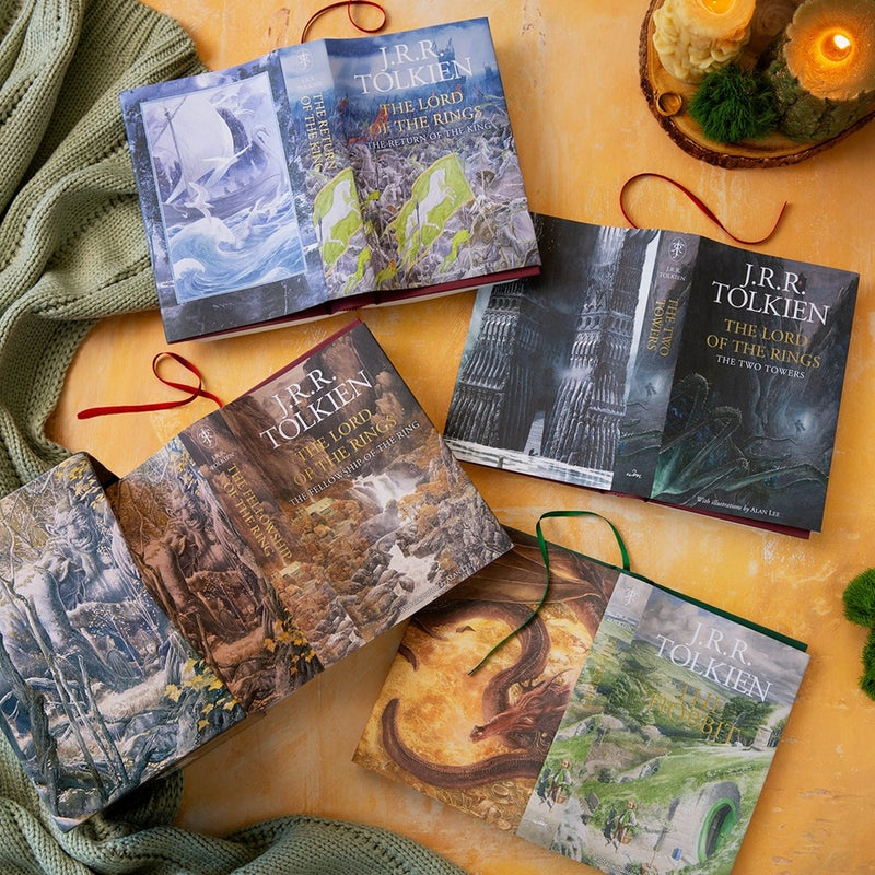 Hobbit & Lord of the Rings Illustrated By Alan Lee Box Set