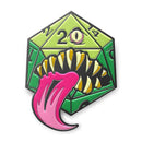 Mimic Die Enamel Pin - Green