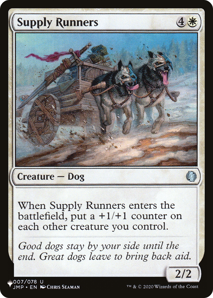 Supply Runners [The List Reprints]