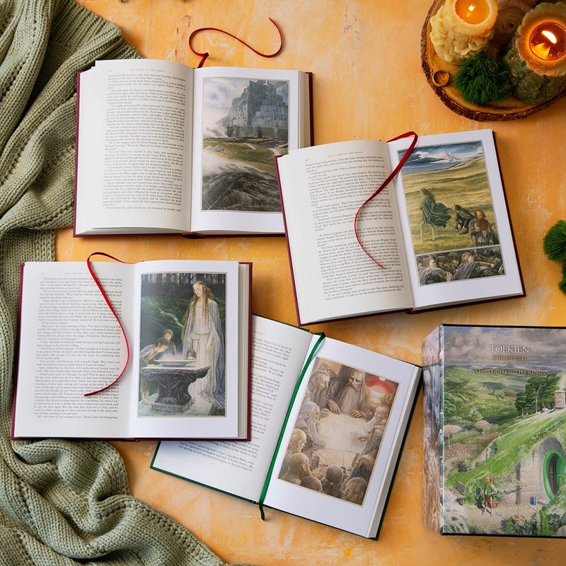 Hobbit & Lord of the Rings Illustrated By Alan Lee Box Set