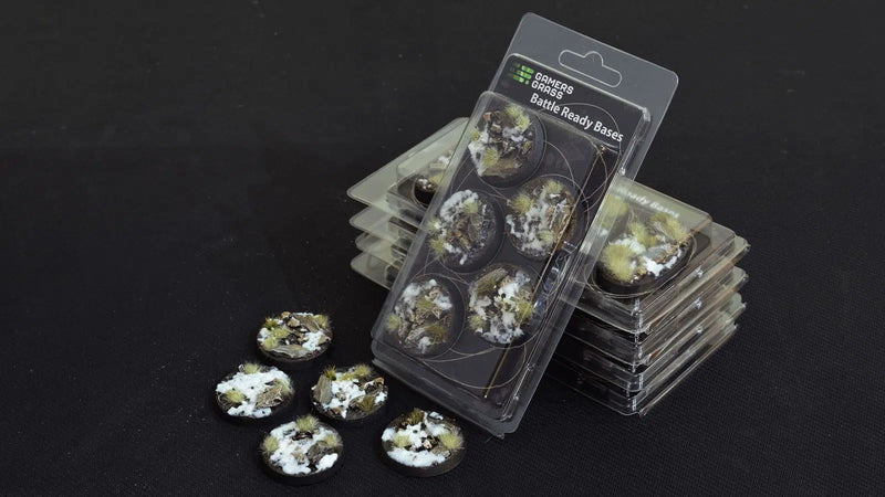 Gamers Grass: Battle Ready Bases - Winter 40mm