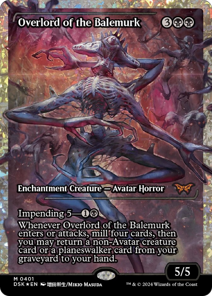 Overlord of the Balemurk (Japan Showcase Fracture Foil) [Duskmourn: Ho
