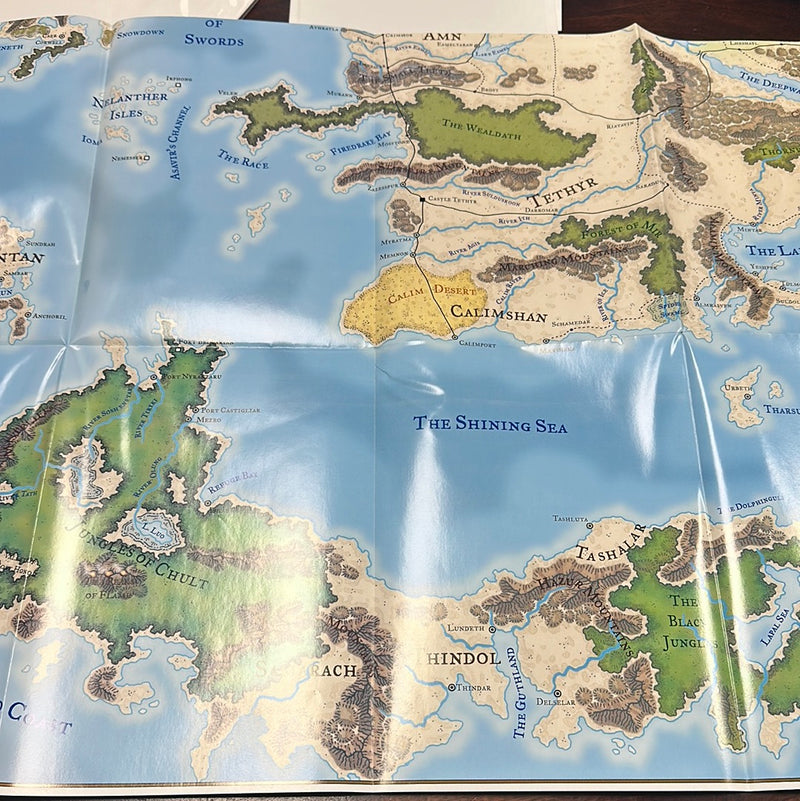 Dragon Magazine Forgotten Realms 4 Map Set