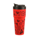 Dungeons & Dragons D20 Dice & Logo Red 27 oz Stainless Steel Coffee Tumbler