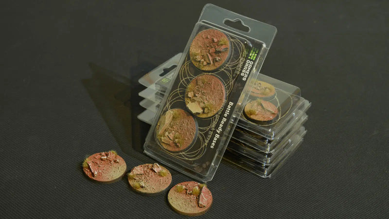 Gamers Grass: Battle Ready Bases - Badlands 50mm