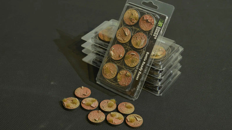 Gamers Grass: Battle Ready Bases - Badlands 32mm