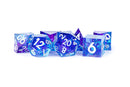 Hand Crafted Sharp Edge Dice: Oceanic Flare