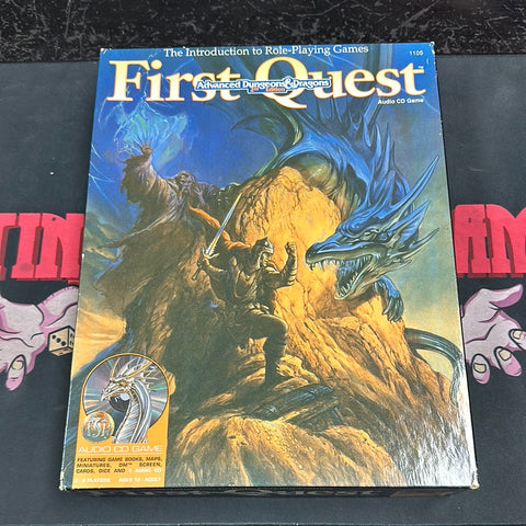 Advanced Dungeons & Dragons 2E: First Quest Audio CD Game (Complete w/CD)
