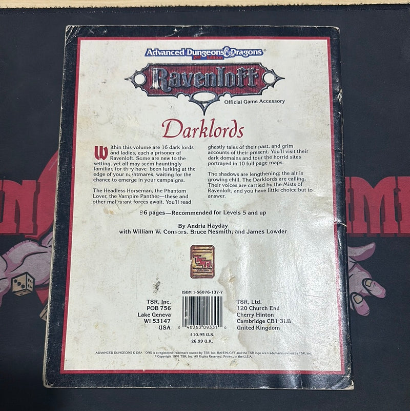 Advanced Dungeons & Dragons 2E: Ravenloft - Darklords