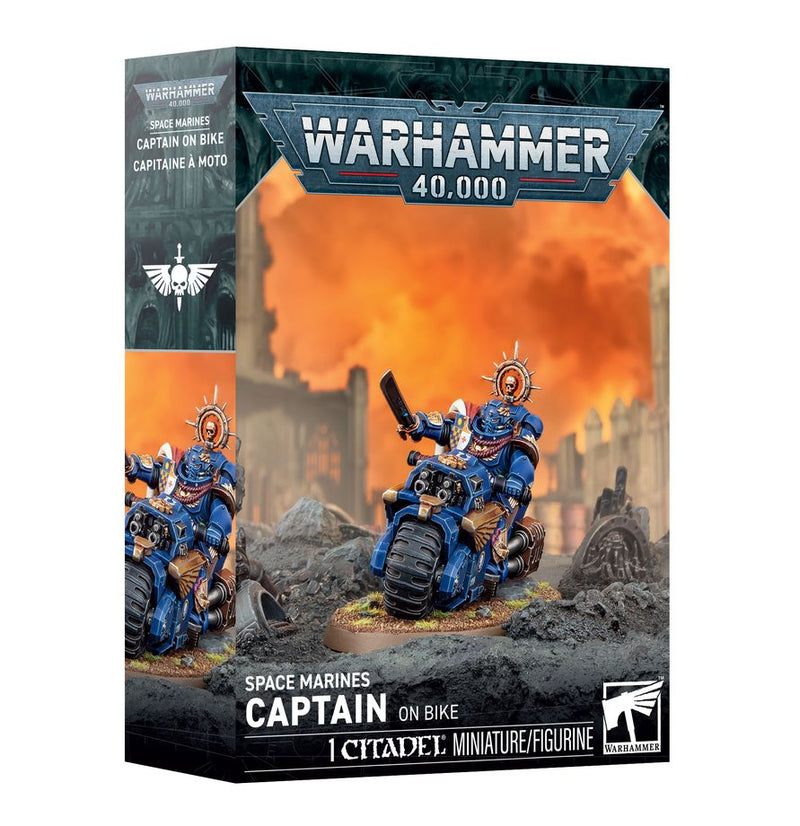 Warhammer 40K: Space Marines - Captain on Bike (pre-order)