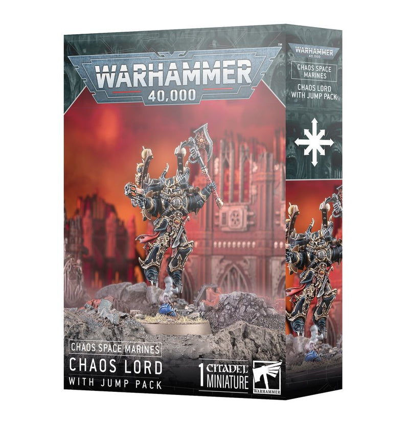 Chaos Space Marines: Chaos Lord With Jump Pack (Pre-Order)