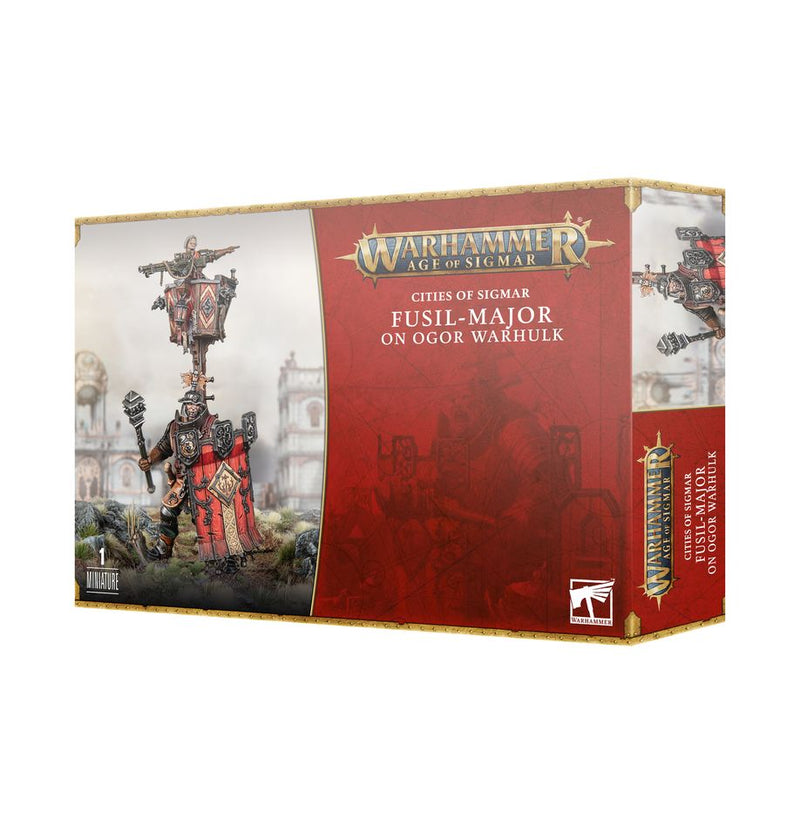 Warhammer: Age of Sigmar - Cities of Sigmar - Fusil-Major on Ogor Warhuk