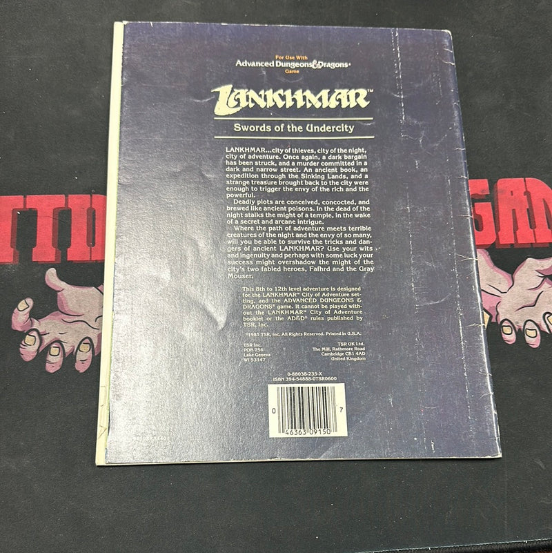 Advanced Dungeons & Dragons 1E: Lankhmar - Swords of the Undercity A