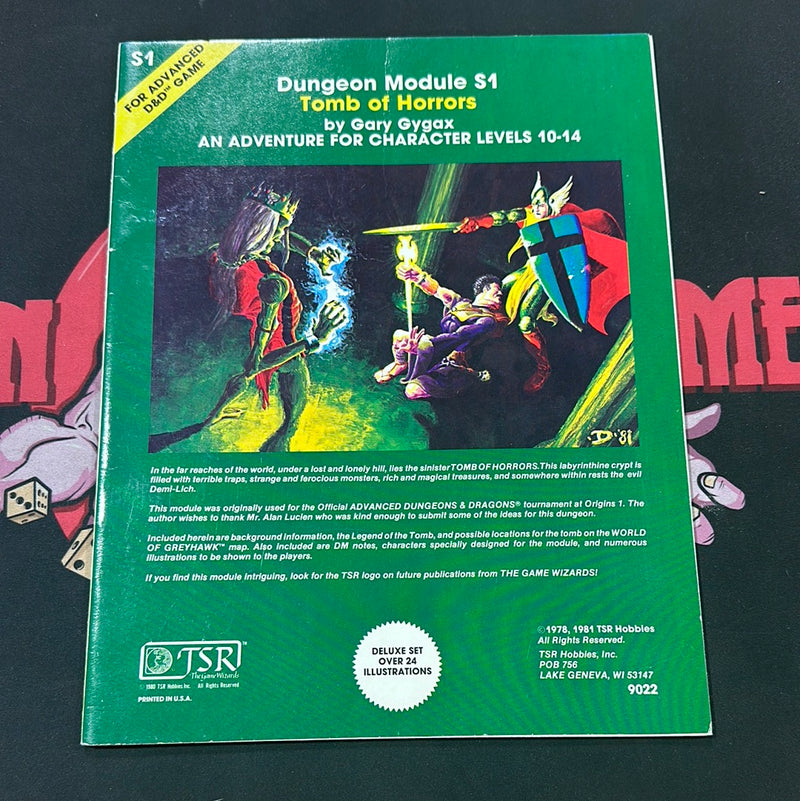 Advanced Dungeons & Dragons 1E: Tomb of Horrors S1