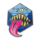 Mimic Die Enamel Pin - Blue