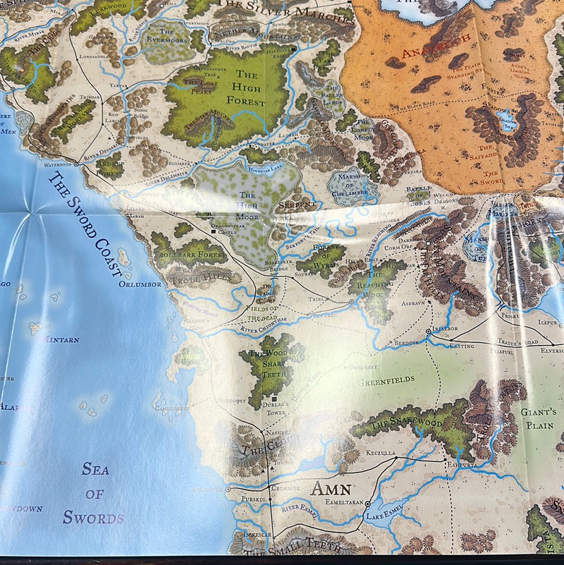 Dragon Magazine Forgotten Realms 4 Map Set