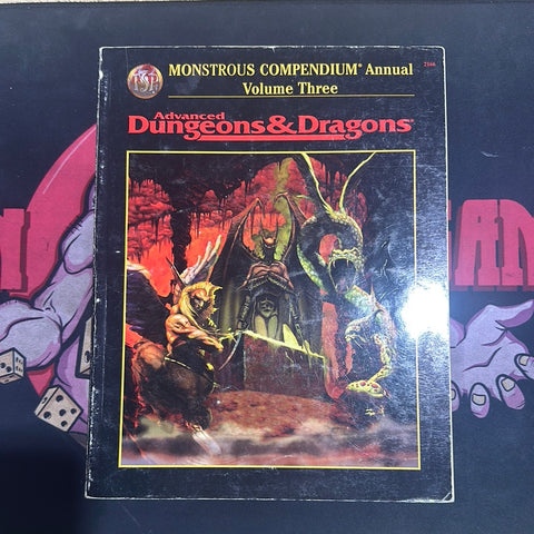 Advanced Dungeons & Dragons 2E: Monstrous Compendium Annual Volume Three
