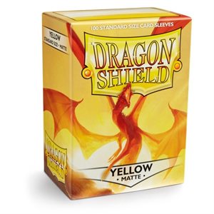 Dragon Shield Sleeves - Yellow Matte