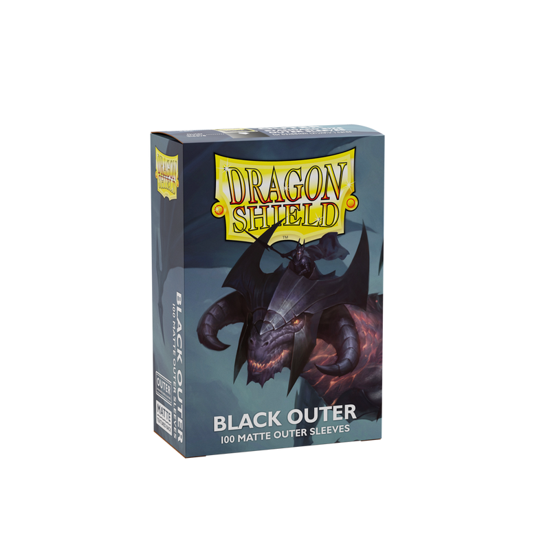 Dragon Shield Sleeves - Black - Matte Outer Sleeves
