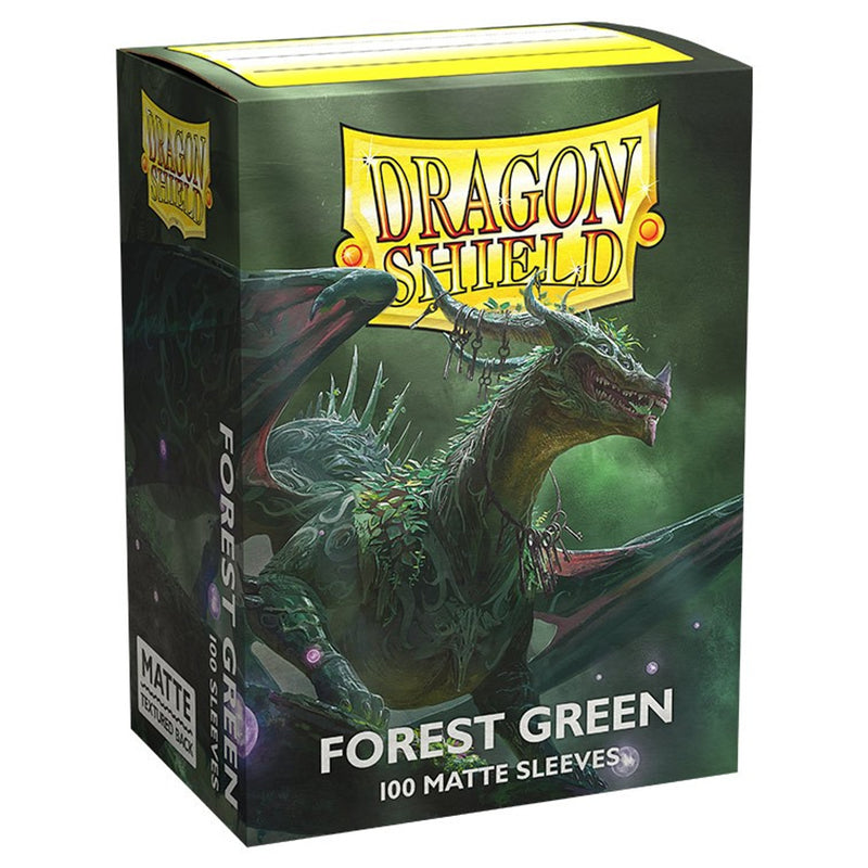 Dragon Shield Sleeves - Forest Green Matte