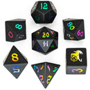 Prism Engraved Polyhedral Dice Set - Rainbow