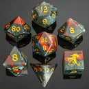 Dragon's Hoard Gemstone Dice - Bloodstone