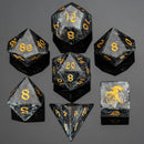Dragon's Hoard Gemstone Dice - Labradorite