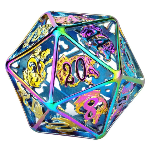 Titan's Fist 50MM D20 - Hollow Dragon Rainbow