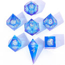 Sharp Edge Liquid Core RPG Dice Set - Fae Storm
