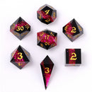 Captured Magic Sharp Edge Resin Dice Set - Radiant Path