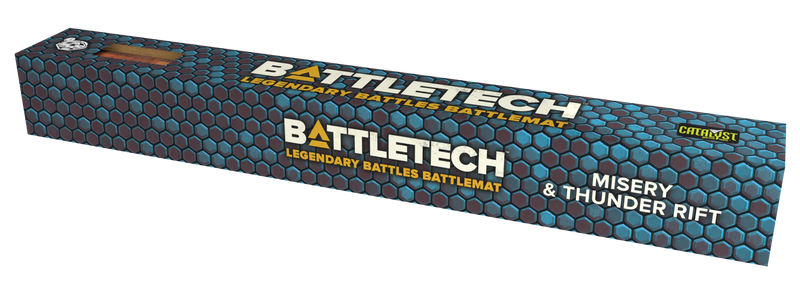 BattleTech BattleMat: Legendary Battles Battlemat - Misery & Thunder Rift