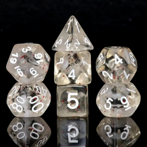 FBG2025 Blossom Snowfall (Polyhedral Dice Set)