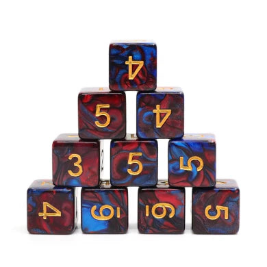 FBG2327 12 piece D6's - Blue Blood