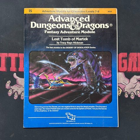 Advanced Dungeons & Dragons 1E: Lost Tomb of Martek I5 (A)