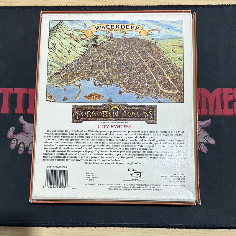 Advanced Dungeons & Dragons 1E: Forgotten Realms City System