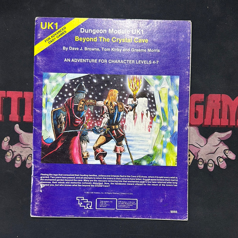 Advanced Dungeons & Dragons 1E: Beyond the Crystal Cave UK1