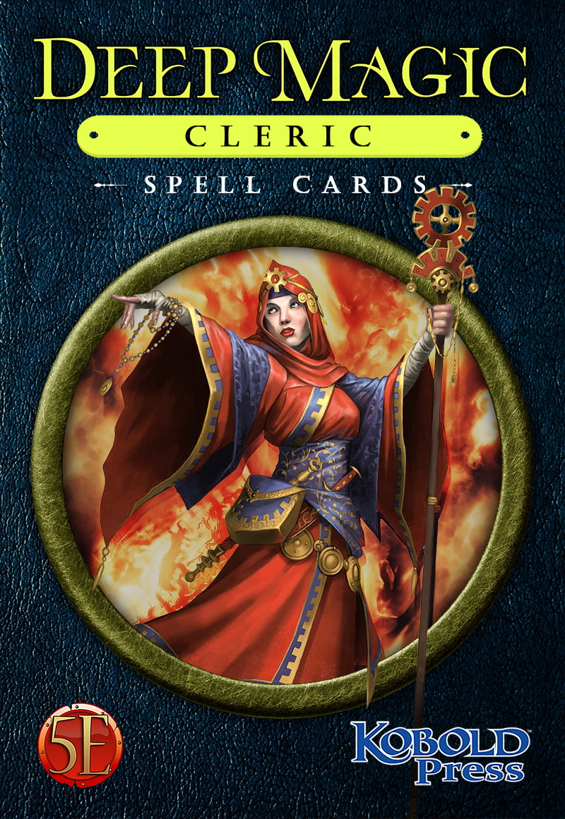 Kobold Press 5E: Deep Magic Spell Cards - Cleric