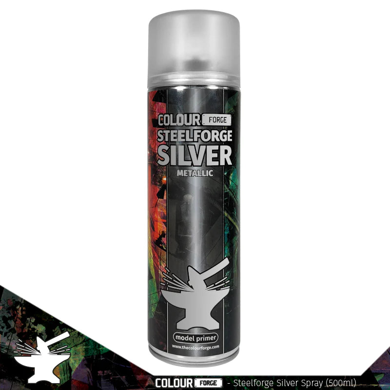 Colour Forge Spray: Steelforge Silver (500ML)