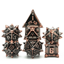 FBG4200 Warrior's Flail: Copper (Metal Polyhedral Dice Set)