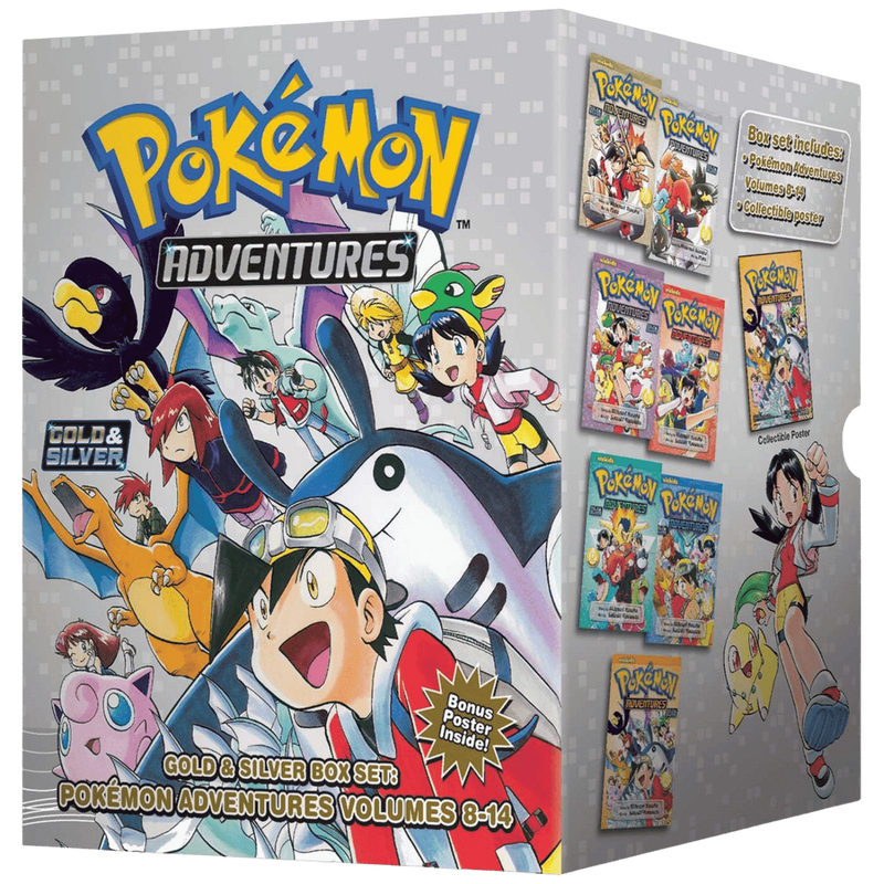 pokemon adventures - gold and silver box set (volumes. 8-14)