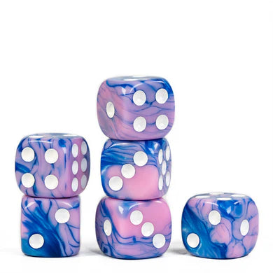 FBG2486 12 piece Pip D6's - Cotton Candy
