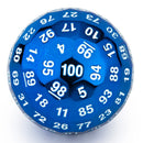 Titans Fist D100 - Blue W/ White