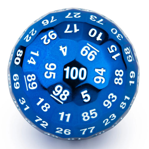 Titans Fist D100 - Blue W/ White