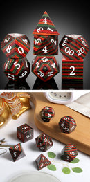 DAD837 Dice Habit: Wooden Dice Set - Rainbow Wood