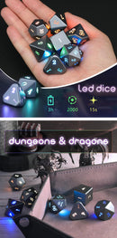 DAD863 Dice Habit: LED Dice Set - (Gen 2) Standard (7 dice set)