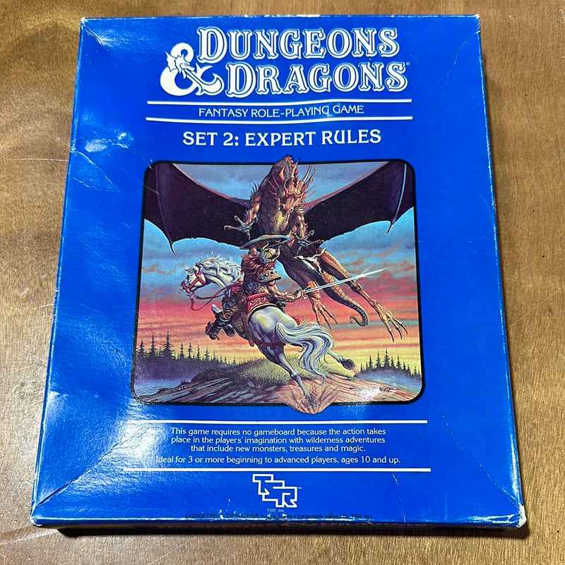 Dungeons & Dragons 1E: Set 2: Expert Rules (Blue Box) (No dice) B