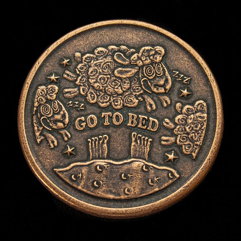 Shire Post Mint - One More Chapter / Go To Bed Copper Decision Maker Coin