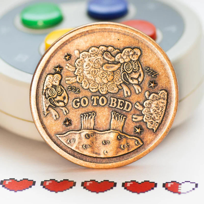 Shire Post Mint - One More Game / Go To Bed Decision Maker Coin