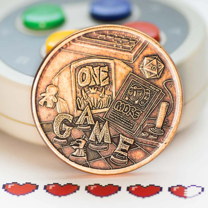 Shire Post Mint - One More Game / Go To Bed Decision Maker Coin